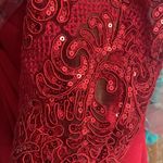 Tadashi Shoji  OTTILIE SEQUIN EMBELLISHED CREPE GOWN Photo 5