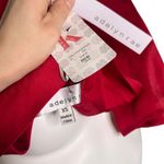 Adelyn Rae  Silk Lip Stick Red XS Connie Faux Wrap mini dress NWT​​​​​​​ Photo 4