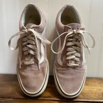 Vans Old Skool Shoe Classic Lace-Up Sneaker Blush Mauve Pink/White Size 8.5 Photo 4