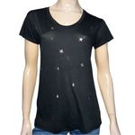 SR Style Reform Women’s Size S Black All Over Stars Short Sleeve T Photo 0