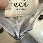 ECI  New‎ York Slip Mini Dress Spaghetti Strap Y2K Size Large Black And White Photo 3