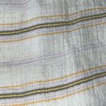 Free People -Rolling Clouds 100% Cotton Hoodie Pocketed White Stripe Blouse-Small Photo 11