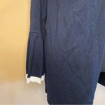 Charter Club  Deep Black Spring Horizon Pleated Long Sleeve Knit Cardigan Size XL Photo 1