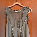Stella McCartney Stella Mcartney for H &M Olive Gray Grecian style dress size M Photo 3