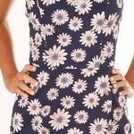 Luvalot Navy/pink Daisy Romper  Photo 0