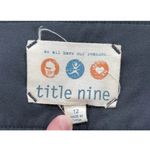 Title Nine  Skirt 12 Active Pockets Stretch Side Zip Women Charcoal Golf Tennis Photo 2