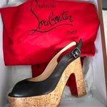 Christian Louboutin  Reine De Liege 120 Nappa Cork Wedges Sold Out Photo 7