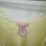 Serenada Pale Yellow Satin Tank Top Sleepwear Size 2X 22/24 Plus Photo 4