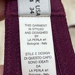 La Perla Miss Studio  Plum Lace Unlined Plunge Bra Photo 8