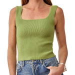 Reformation  Julia Tank Top in Avocado Green Photo 0