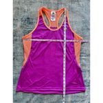 Adidas Purple Orange Mesh Panel Racerback Athletic Tank Top Medium Photo 4