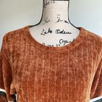 THML Velour Bell Sleeve Burnt Orange Sweater Sz Small NWT Photo 5