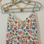 Strut & Bolt  White Floral Asymmetrical Midi Dress size Small Photo 2