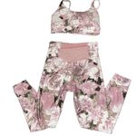 Marika Leggings And Matching Top Lavender Floral Size Sm Women’s Activewear Purple Photo 0