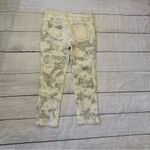 Chico's Chico’s So Slimming Girlfriend Slim Leg Crop White Gray Tie Dye Photo 6