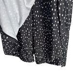DACI Classic Fashion Collection Black White Polka Dot Square Neck Mini Dress L Size L Photo 3