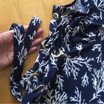 Michael Kors  Dressy,, Lightweight Sleeveless Crop, Navy, White, Large Petite Photo 6