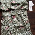 Betsy Lauren Vintage Maxi Dress Alligator Floral 12 Photo 5