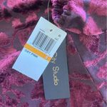 City Studio Women’s Dark Coquette Burnout Velvet Dress Sz. S Bustier Burgundy Pink Photo 7