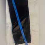 Spanx  Black Faux Leather Leggings Size Small
 S/P Petite BLACK EUC Photo 4