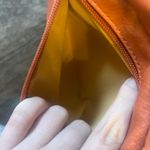 FINAL PRICE Orange Faux Leather Sling Bag Photo 3