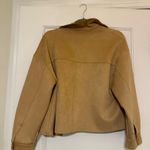 ZARA Suede Jacket Tan Photo 1