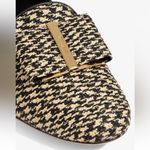 Salvatore Ferragamo Sarno Bow Embellished Raffia Low Heel Loafers US 5 - EU 35.5 Photo 2