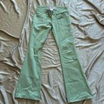 Vintage Pastel Green Flare Low Rise Pants Size 4 Photo 0