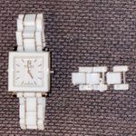 Fendi Square Ceramic White Watch, Stainless Steel Photo 12