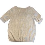 Elle Gray Half Sleeve Top with Black Bow Detail Photo 5