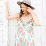 Adelyn Rae 💕💕 Floral Maxi Dress with Lace Dress Photo 2