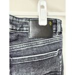 R13 Alison Mid Rise Whiskered Denim Skinny Jeans Morrison Black Women's Size 28 Photo 5