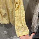 Cute Michael Kors limoncello stripe button front shirt pockets coastal classic Yellow Size 1X Photo 4