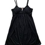 American Rag Juniors Black Knit Babydoll Mini Dress Medium NWT Photo 0