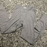 SKIMS Grey Ribbed Leggings Photo 0