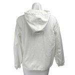Brandy Melville  J. Galt White Los Angeles Hoodie Hooded Windbreaker Jacket Sz S Photo 1