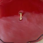 Women's Patent Leather Top Handle Purse Elegant Handbag Red Photo 5