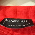 The Fifth Label Red Long Sleeve Pullover Sweatshirt Top Size S Preowned Photo 6