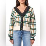Scotch & Soda NEW  Sweater Cardigan Eggnog/rainforest/meerkat Medium Photo 1