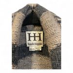 Haute Hippie HAUTE HIPPIE 100% MERINO Wool AZTEC BOHO Dark Gray Cardigan Sweater XS / Small Photo 2