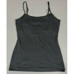 EXPRESS Dark Gray Grey Shelf-Bra Stretch Cami Camisole Tank Top Shirt Size S 🩶 Photo 1
