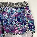Athleta | Lanai Purple Blue Floral Beach Board Shorts Unlined 14 Photo 1