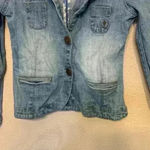 Maurice's Maurice’s Jean jacket sz M preppy fall winter blazer old money 90s western boho Photo 4