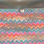 PINK - Victoria's Secret  Pastel Chevron Stripes Lace Bandeau Color Bleed Medium M Photo 7