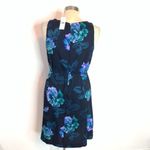 Loft NWT  photo floral rose shift dress with tie sz S Photo 3