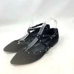 Rebecca Minkoff Faye Black Suede Studded Pointed Toe Flats Size US 7.5 Photo 9