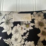 Ecru  Floral Print Silk Blouse Photo 3