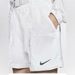 Nike  • White Women's Swoosh Woven Sport Shorts Photo 1