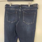 Dear John  GISELE High Waisted Skinny Jeans Dark Wash Distressed Knee Size 31 Photo 8