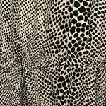 Leslie Fay Vintage  Belted Animal Print Dress Size 16P Button Up Photo 5